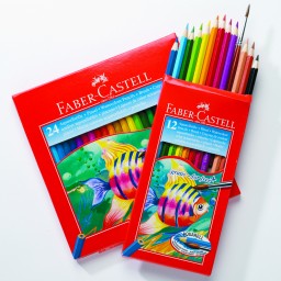 Faber-Castell Watercolour Pencils. Set of 12