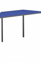 Proform Trapezoidal Stackable Crushed Bent Classroom Table - 1100 x 550 x 460mm
