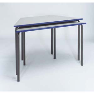 Proform Trapezoidal Stackable Crushed Bent Classroom Table - 1100 x 550 x 460mm