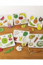 Fruit Peg Puzzles - Pack of 3